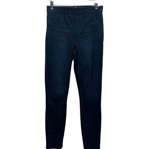 SPANX ShapeEveryWear Ankle Skinny Jeans Dark Wash|Sz Medium 8/10 Pull-On Stretch
